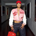Embroidery Contrast Color Slim Fit Patchwork Jacket Baseball Uniform Jacket