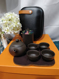 Travel Tea Set Portable Set Household Purple Sand A Pot Of Four Cups Tea Cans Outdoor Car Products