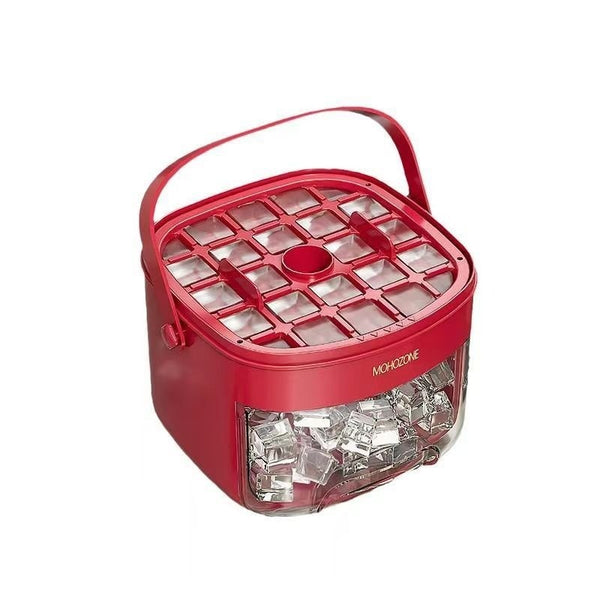 Press-Type Ice Tray 48 Cubes — Large Capacity Portable Ice Maker | Food Grade | Kitchen & Outdoor Essential