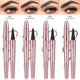 Waterproof And Smooth Not Smudge Four-fork Liquid Eyebrow Pencil