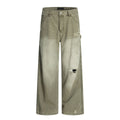 American Retro Tattered Jeans Jeans