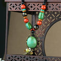 Ethnic Style Turquoise Pendant Accessory Short Paragraph