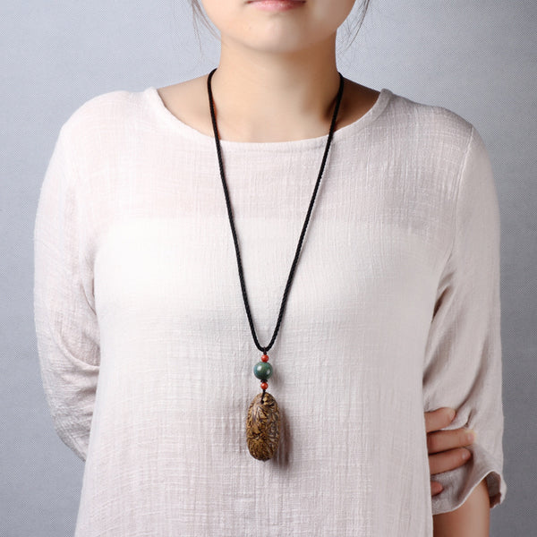 Original Ethnic Style Long Sweater Chain Handmade Bodhi
